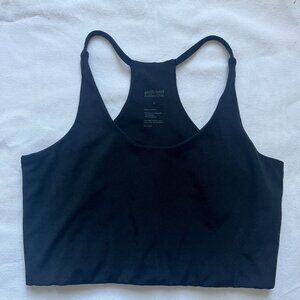 Girlfriend Collective Black Cleo Halter Bra size Small